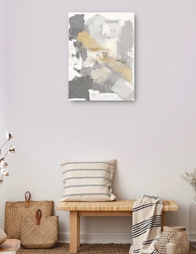 Cuadro decorativo Esencia de Verano II Gris técnica mixta Cuadros Jr Colores