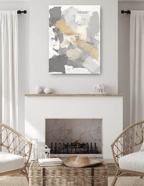 Cuadro decorativo Esencia de Verano II Gris técnica mixta Cuadros Jr Colores