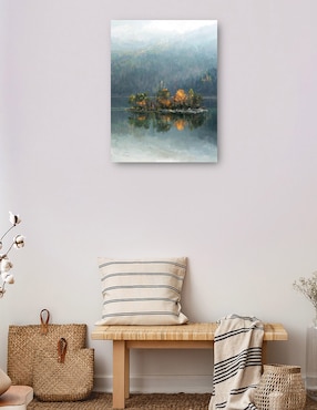 Cuadro decorativo Escape del lago técnica mixta Cuadros Jr Lagos