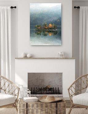 Cuadro decorativo Escape del lago técnica mixta Cuadros Jr Lagos