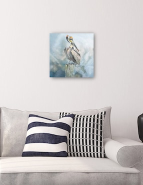 Cuadro decorativo Encaramado en el paraíso técnica mixta Cuadros Jr Aves Silvestres