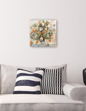 Cuadro decorativo Espléndida Plaza Coral técnica mixta Cuadros Jr Floreros