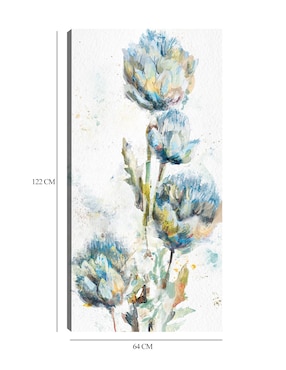 Cuadro decorativo Enloquecido III técnica mixta Cuadros Jr Arreglo Floral
