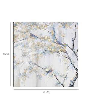 Cuadro decorativo Encaramado técnica mixta Cuadros Jr Primavera