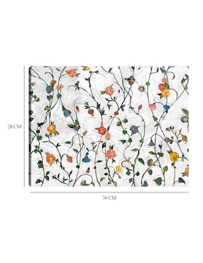 Cuadro decorativo Enrejado de jardín técnica mixta Cuadros Jr Floración