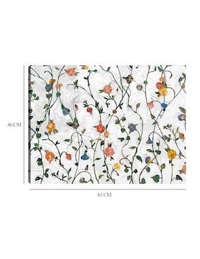 Cuadro decorativo Enrejado de jardín técnica mixta Cuadros Jr Floración