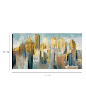 Cuadro decorativo técnica mixta Cuadros Jr Edificios