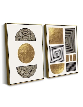 Cuadro decorativo Canvas Art Figuras abstractas