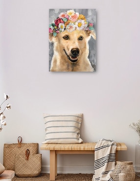 Cuadro decorativo Flor de poder VI técnica mixta Cuadros Jr Arreglo Floral