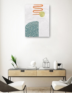 Cuadro decorativo Flujo y reflujo I técnica mixta Cuadros Jr Formas