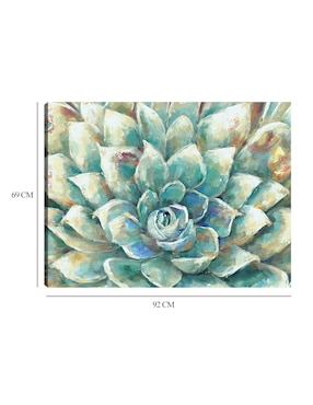 Cuadro decorativo Flor de cacto técnica mixta Cuadros Jr Floración