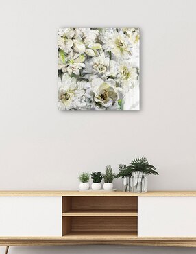 Cuadro decorativo Floraciones de invernadero I técnica mixta Cuadros Jr Arreglo Floral
