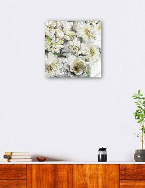 Cuadro decorativo Floraciones de invernadero I técnica mixta Cuadros Jr Arreglo Floral