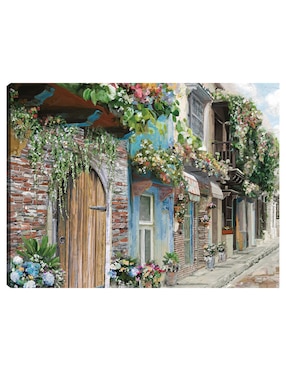 Cuadro decorativo Flores del pueblo técnica mixta Cuadros Jr Arreglo Floral