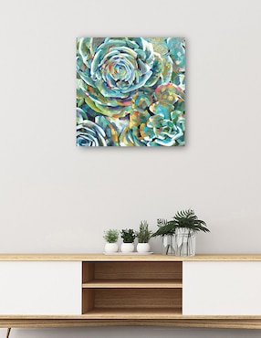 Cuadro decorativo Flor del desierto técnica mixta Cuadros Jr Floración
