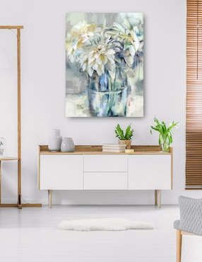Cuadro decorativo Glorieux técnica mixta Cuadros Jr Floreros