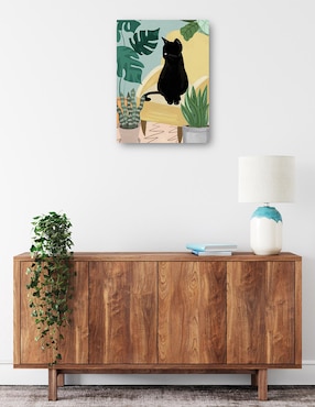 Cuadro decorativo Gatos de la selva II técnica mixta Cuadros Jr Animales Domésticos