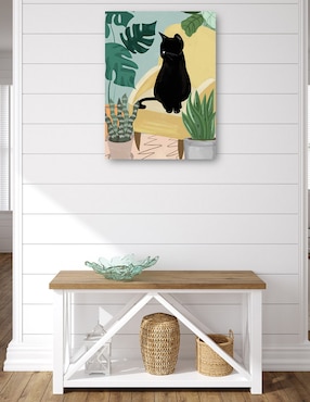 Cuadro decorativo Gatos de la selva II técnica mixta Cuadros Jr Animales Domésticos