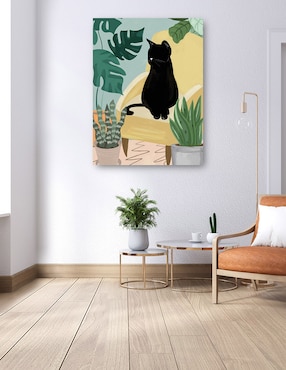 Cuadro decorativo Gatos de la selva II técnica mixta Cuadros Jr Animales Domésticos
