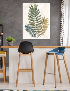 Cuadro decorativo Helechos opulentos III técnica mixta Cuadros Jr Botánico