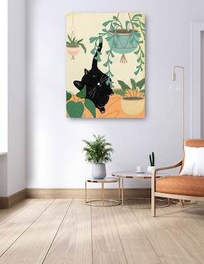 Cuadro decorativo Gatos de la selva I técnica mixta Cuadros Jr Animales Domésticos