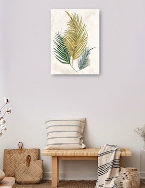 Cuadro decorativo Helechos opulentos IV técnica mixta Cuadros Jr Floración