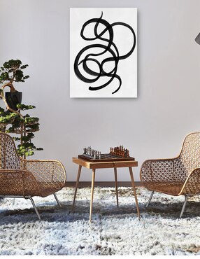 Cuadro decorativo Garabatos III técnica mixta Cuadros Jr Formas