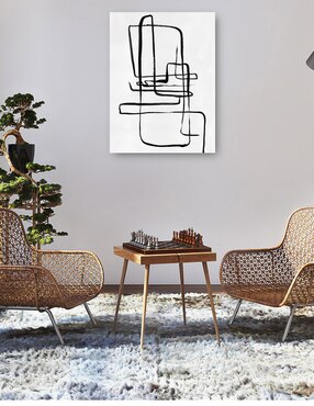Cuadro decorativo Garabatos II técnica mixta Cuadros Jr Formas
