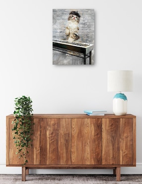 Cuadro decorativo Gatos de Jazz I técnica mixta Cuadros Jr Animales Domésticos