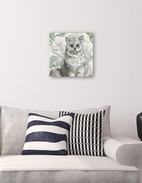 Cuadro decorativo Isla Kitties II técnica mixta Cuadros Jr Animales Domésticos