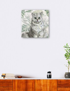 Cuadro decorativo Isla Kitties II técnica mixta Cuadros Jr Animales Domésticos