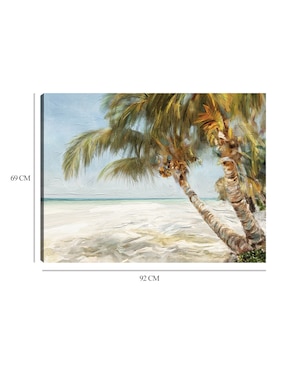 Cuadro decorativo Isla bonita técnica mixta Cuadros Jr Playas