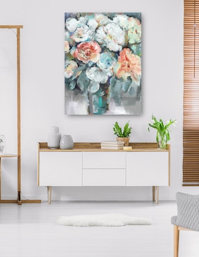 Cuadro decorativo Jardín Capítulo I técnica mixta Cuadros Jr Floreros