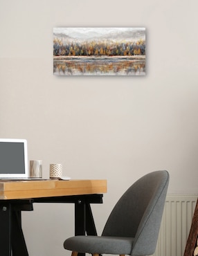 Cuadro decorativo Hora Dorada II técnica mixta Cuadros Jr Lagos