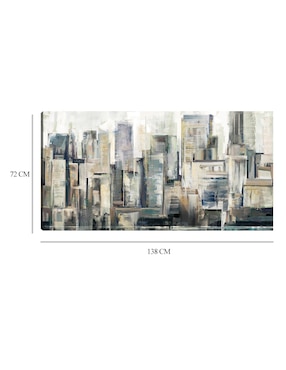 Cuadro decorativo Horizonte técnica mixta Cuadros Jr Edificios