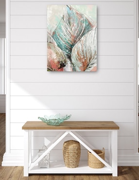 Cuadro decorativo Hojas de arte lineal II técnica mixta Cuadros Jr Primavera