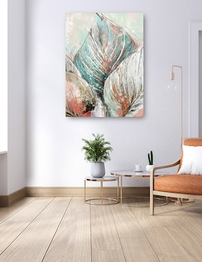 Cuadro decorativo Hojas de arte lineal II técnica mixta Cuadros Jr Primavera