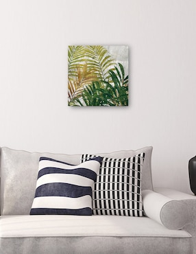 Cuadro decorativo Hojas tropicales técnica mixta Cuadros Jr Palmas