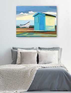 Cuadro decorativo La buena vida técnica mixta Cuadros Jr Lagos