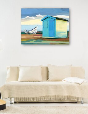 Cuadro decorativo La buena vida técnica mixta Cuadros Jr Lagos