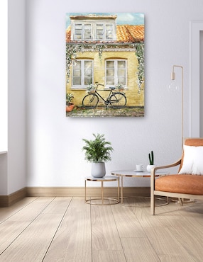 Cuadro decorativo La bicicleta técnica mixta Cuadros Jr Lugares