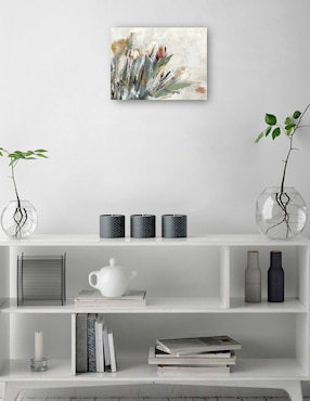 Cuadro decorativo Joli jardín técnica mixta Cuadros Jr Floración