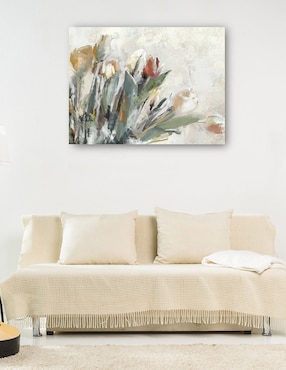 Cuadro decorativo Joli jardín técnica mixta Cuadros Jr Floración