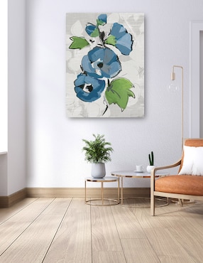 Cuadro decorativo Jolies fleurs técnica mixta Cuadros Jr Arreglo Floral