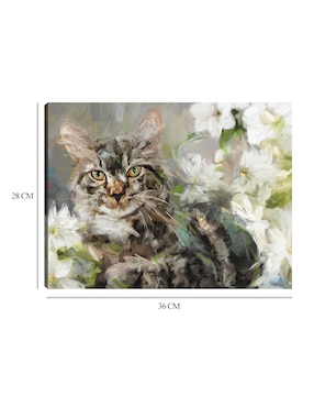 Cuadro decorativo Jolis charlas I técnica mixta Cuadros Jr Animales Domésticos