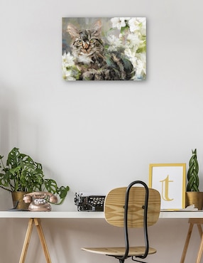 Cuadro decorativo Jolis charlas I técnica mixta Cuadros Jr Animales Domésticos