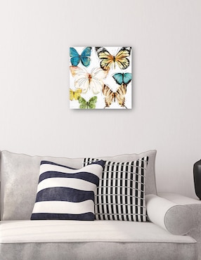 Cuadro decorativo Les Papillons II técnica mixta Cuadros Jr Vida Silvestre