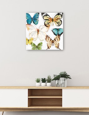 Cuadro decorativo Les Papillons II técnica mixta Cuadros Jr Vida Silvestre