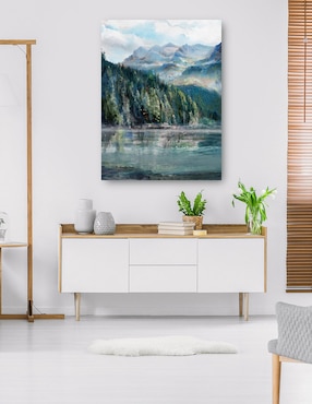Cuadro decorativo Lago de montaña II técnica mixta Cuadros Jr Lagos