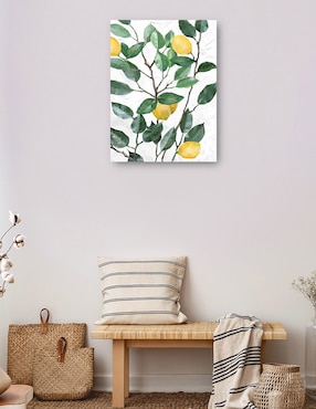 Cuadro decorativo Limonero técnica mixta Cuadros Jr Frutas